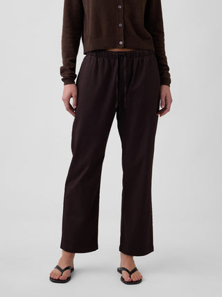 Mid Rise Easy Twill Pants.