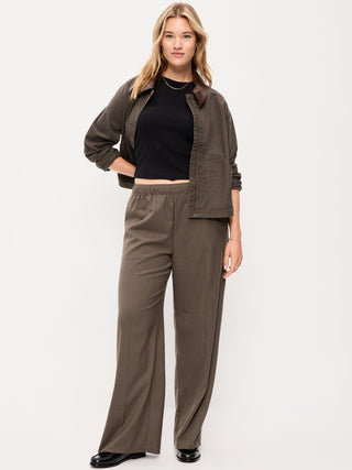 High-Waisted Wide-Leg Trouser.