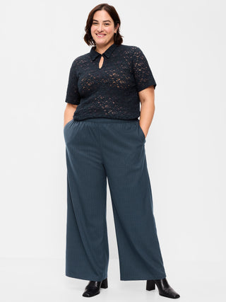 High-Waisted Wide-Leg Trouser.