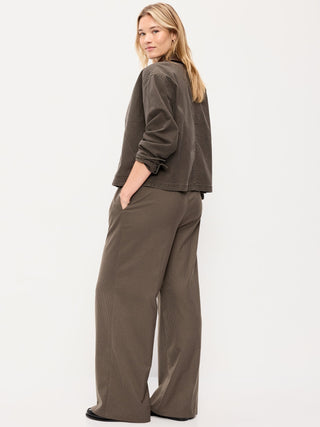 High-Waisted Wide-Leg Trouser.