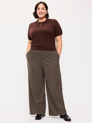 High-Waisted Wide-Leg Trouser.