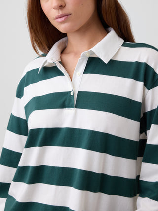 Polo Manga Larga Estampado Rayas