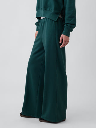 Pantalón Ancho con Cintura Elástica de Algodón