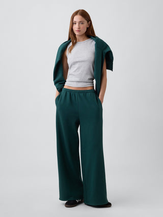 Pantalón Ancho con Cintura Elástica de Algodón
