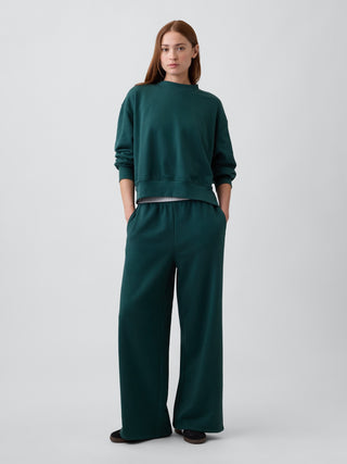 Pantalón Ancho con Cintura Elástica de Algodón