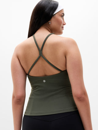Transcend Crossback Built-In Bra Tank.