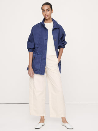 Mid-Rise Relaxed Painter Pull-On Pant.