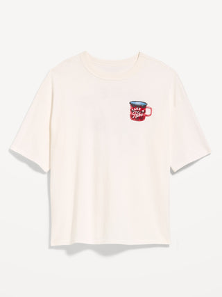 Crew-Neck Graphic T-Shirt.