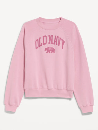 Vintage Crew-Neck Graphic Sweatshirt.