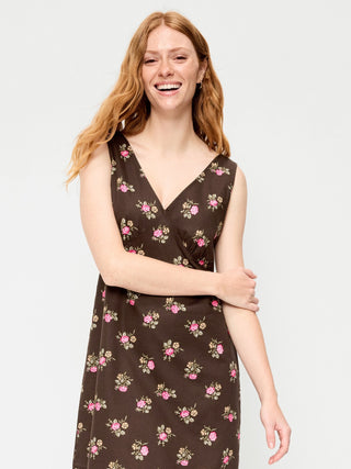 Sleeveless A-Line Mini Dress.