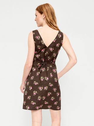 Sleeveless A-Line Mini Dress.