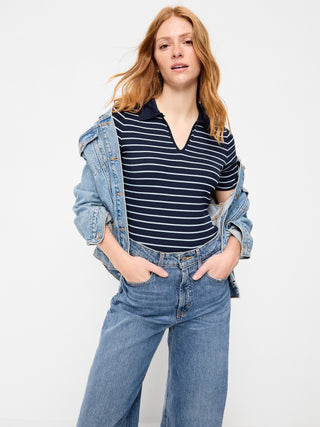 Keyhole Polo Top.