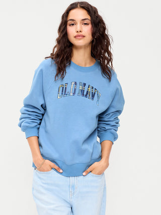 Vintage Crew-Neck Graphic Sweatshirt.