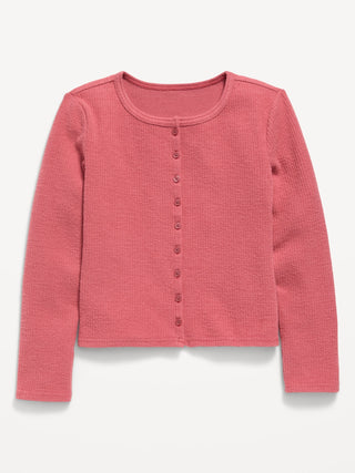 CozePlush Cardigan Sweater for Girls.