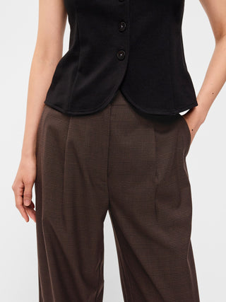 High-Waisted Taylor Trouser Wide-Leg Pants.