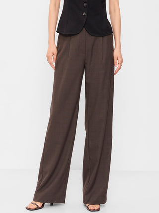 High-Waisted Taylor Trouser Wide-Leg Pants.