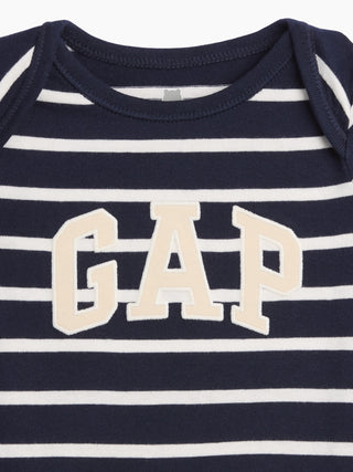 Body de algodón orgánico con logo Gap.