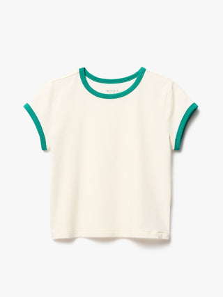 Camiseta Ajustada Manga Corta, Niña