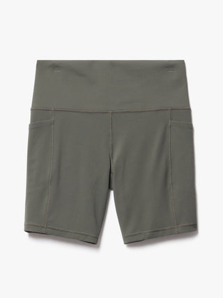 Short Deportivo Talle Alto con Bolsillos