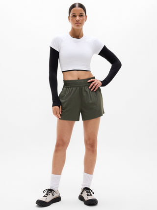 Short Deportivo con Cintura Elástica y Bolsillos