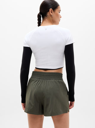 Short Deportivo con Cintura Elástica y Bolsillos