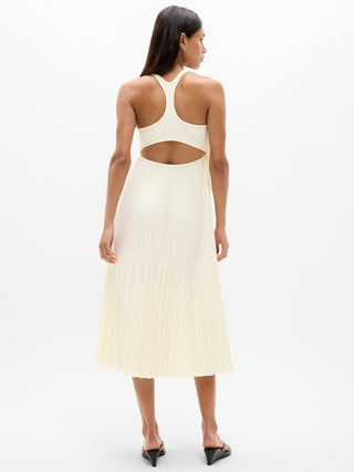 Featherweight Plissé Dress.