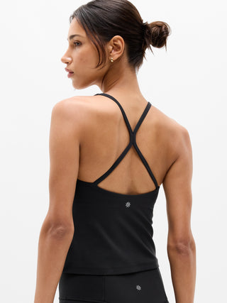Transcend Crossback Built-In Bra Tank.