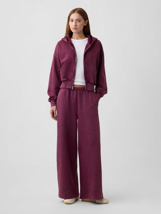 Pantalón Ancho con Cintura Elástica de Algodón