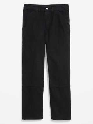 Pantalón de trabajo de lona holgado de los 90.