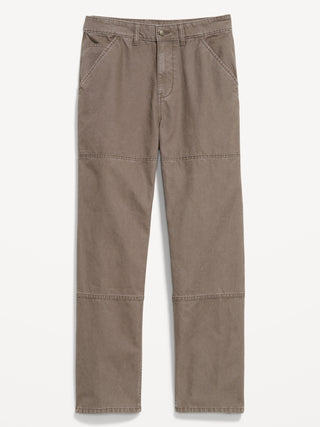 Pantalón de trabajo de lona holgado de los 90.