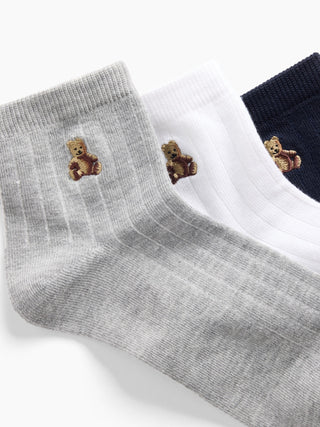 Calcetines Brannan Bear Quarter Crew (Paquete De 3).