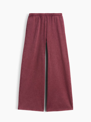 Pantalón Ancho con Cintura Elástica de Algodón