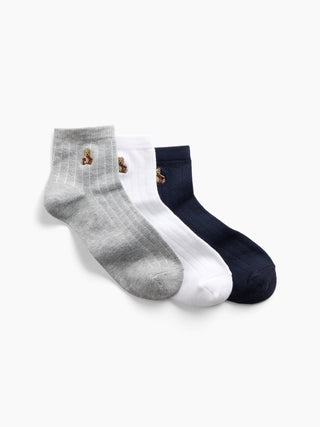 Calcetines Brannan Bear Quarter Crew (Paquete De 3).