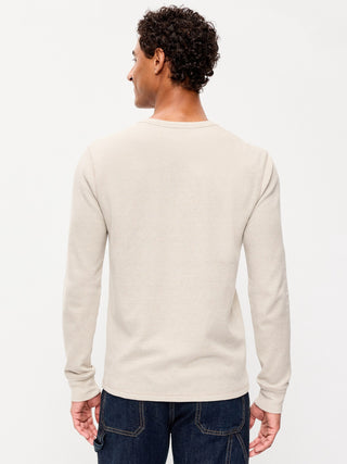 Crew-Neck Waffle T-Shirt.