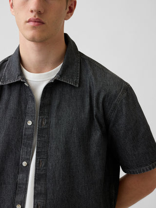 Denim Relaxed Shirt.