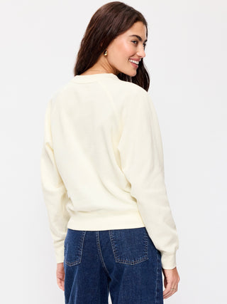 Oversized Raglan Sweatshirt.
