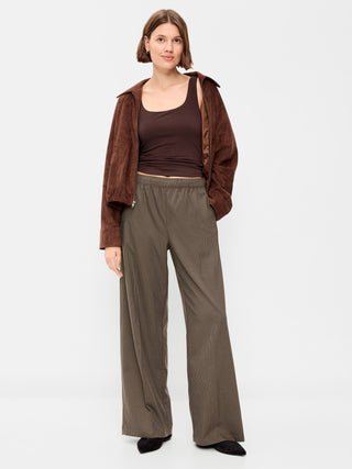High-Waisted Wide-Leg Trouser.