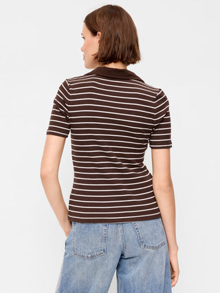 Keyhole Polo Top.