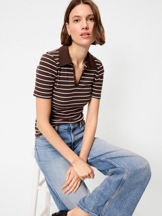 Keyhole Polo Top.
