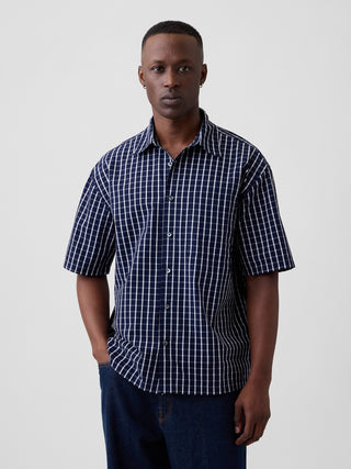 Poplin Shirt in Boxy Fit.