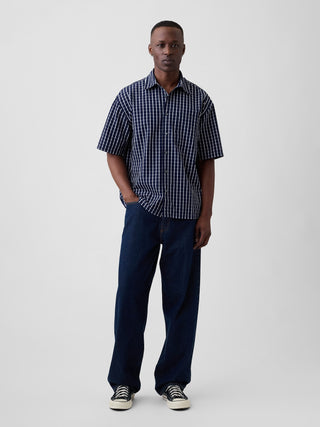Poplin Shirt in Boxy Fit.