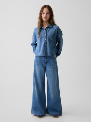 Kids Low Rise Baggy Jeans.