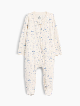 Baby First Favorites Organic Cotton Footed One-Piece.