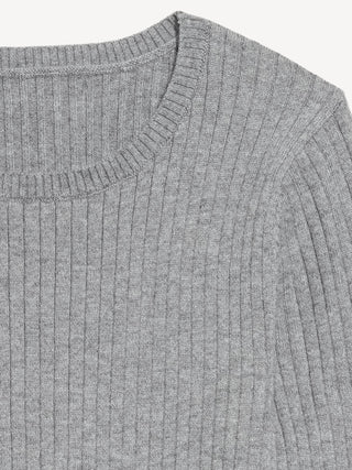 SoSoft Lite Crew-Neck Long-Sleeve Ribbed Top.