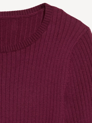 SoSoft Lite Crew-Neck Long-Sleeve Ribbed Top.