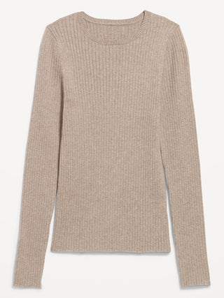 SoSoft Lite Crew-Neck Long-Sleeve Ribbed Top.