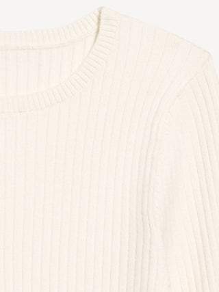 SoSoft Lite Crew-Neck Long-Sleeve Ribbed Top.