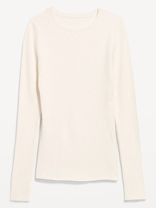 SoSoft Lite Crew-Neck Long-Sleeve Ribbed Top.