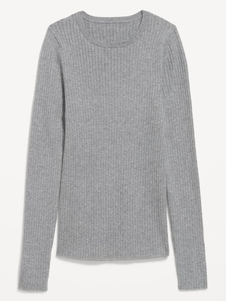 SoSoft Lite Crew-Neck Long-Sleeve Ribbed Top.