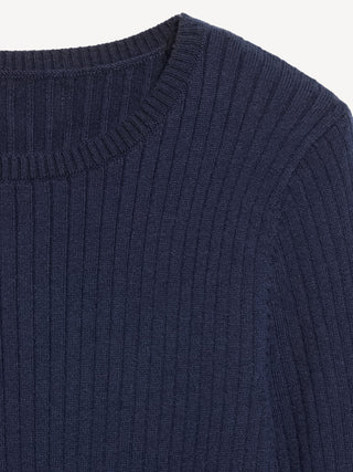 SoSoft Lite Crew-Neck Long-Sleeve Ribbed Top.